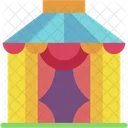 Circus Amusement Park Tent Icon