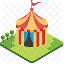 Circus Tent Circus Carnival Icon