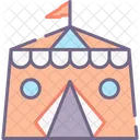 Circus Tent Fun Icon