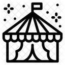 Circus Tent Leisure Icon
