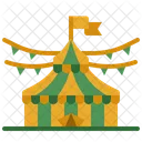 Circus Tent Entertaining Icon