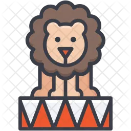 Circus Lion  Icon