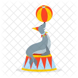 Circus Penguin  Icon