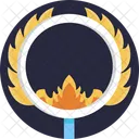 Flame Circus Ring Ring Icon