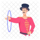 Circus Entertainer Circus Showman Circus Show 아이콘