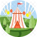 Circus Carnival Celebration Icon