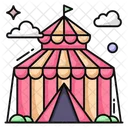 Circus Tent Marquee Carnival Icon