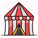 Circus Tent Fair Funfair Icon