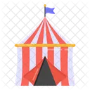 Funfair Canopy Carnival Tent Icon