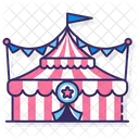 Circus Tent Big Top Circus Icon