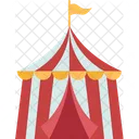 Circus Tent Circus Camp Tent Icon