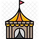 Circus Tent Big Top Circus Carnival Tent Icon