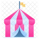 Circus Tent Entertainment Icon