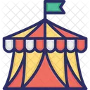 Circus Tent Carnival Icon