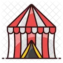 Circus Tent Fair Funfair Icon