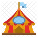 Circus Tent Amusement Park Circus Icon