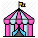 Circus Tent Entertainment Icon