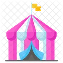 Circus Tent Entertainment Icon