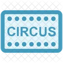 Circus Performance Ticket Icon