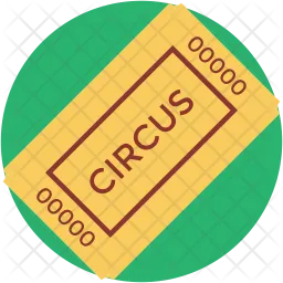 Circus Ticket  Icon