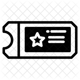 Circus Ticket  Icon