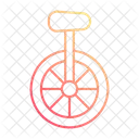 Circus Unicycle Unicycle Clown Bike Icon