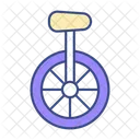 Circus Unicycle Unicycle Clown Bike Icon