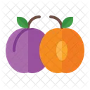 Ciruela Organica Vegetariana Icono