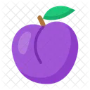 Ciruela Fruta Dulce Icono
