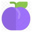 Ciruela Fruta Vitamina Icono