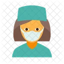 Doctor Hembra Mascara Icon