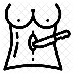 Cirurgia abdominal  Ícone