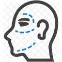 Plastico Cirurgia Rosto Ícone