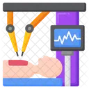 Cirurgia Robotica Tecnologia Ampliacao Ícone