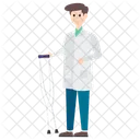 Cirurgiao Medico Medico Masculino Ícone
