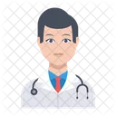 Medico Avatar Masculino Ícone