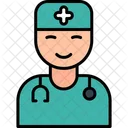 Cirurgiao Avatar Medico Ícone