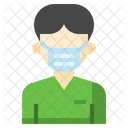 Cirurgiao Avatar Enfermeira Ícone