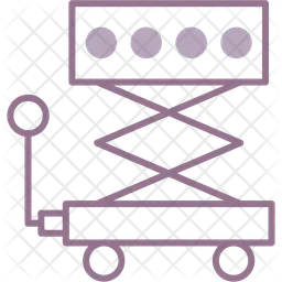 Élévateur à ciseaux  Icône