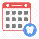 Dental Dentista Calendario Icon