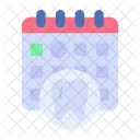 Dental Dentista Calendario Icon