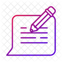 Citacao Depoimento Escrever Icon