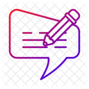 Citacao Depoimento Escrever Icon
