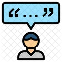 Citation Talk Review Icon