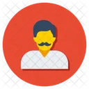 Citizen Mustache Man Dad Icon
