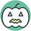 Citrouille Halloween Visage Icon