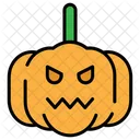 Citrouille Halloween Effrayant Icon