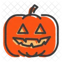 Citrouille Halloween Lanterne Icon