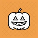 Citrouille Halloween Lanterne Icon