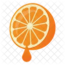 Citrus Drop Citrus Droplet Orange Drop Icon